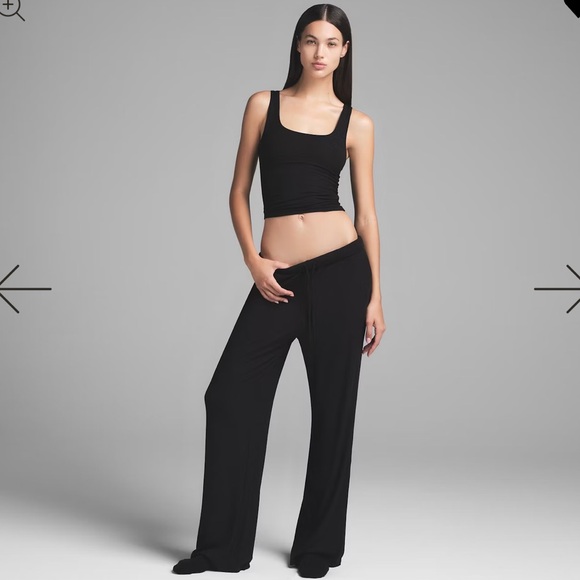 SKIMS NWT Soft Lounge Loose Pant - Onyx size XS - Picture 1 of 9